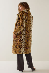 Sherah Cheetah Faux Fur Coat Detail 4 - Altar'd State