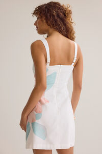 Annie Squareneck Floral Mini Dress Detail 5 - Altar'd State