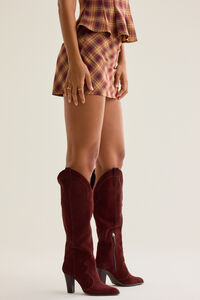 Lizzie Plaid Mini Skort Set Detail 4 - Altar'd State