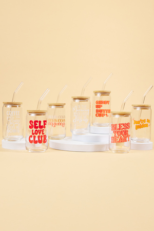 Decorated Glass Coffee Cup | Altar'd State