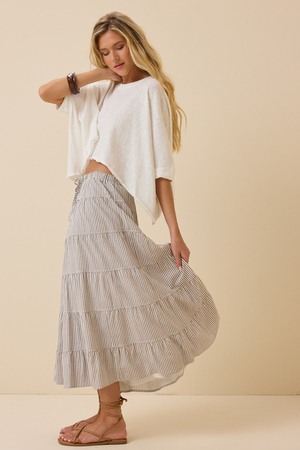 McKenna Oversized Boxy Crop Tee - Altar'd State - 