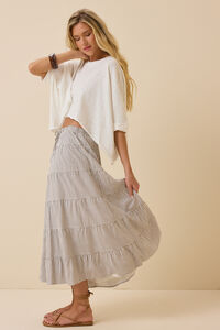 McKenna Oversized Boxy Crop Tee Detail 4 - Altar'd State