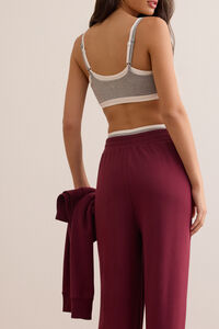 Trackline Wide Leg Pants Detail 4 - Altar'd State