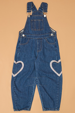 Reagan Heart Denim Overalls - Altar'd State - 