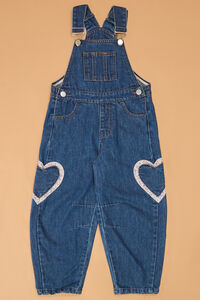 Reagan Heart Denim Overalls Detail 2 - Altar'd State
