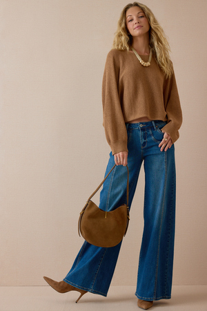 Marlo Dolman Sleeve Pullover Sweater - Altar'd State - 