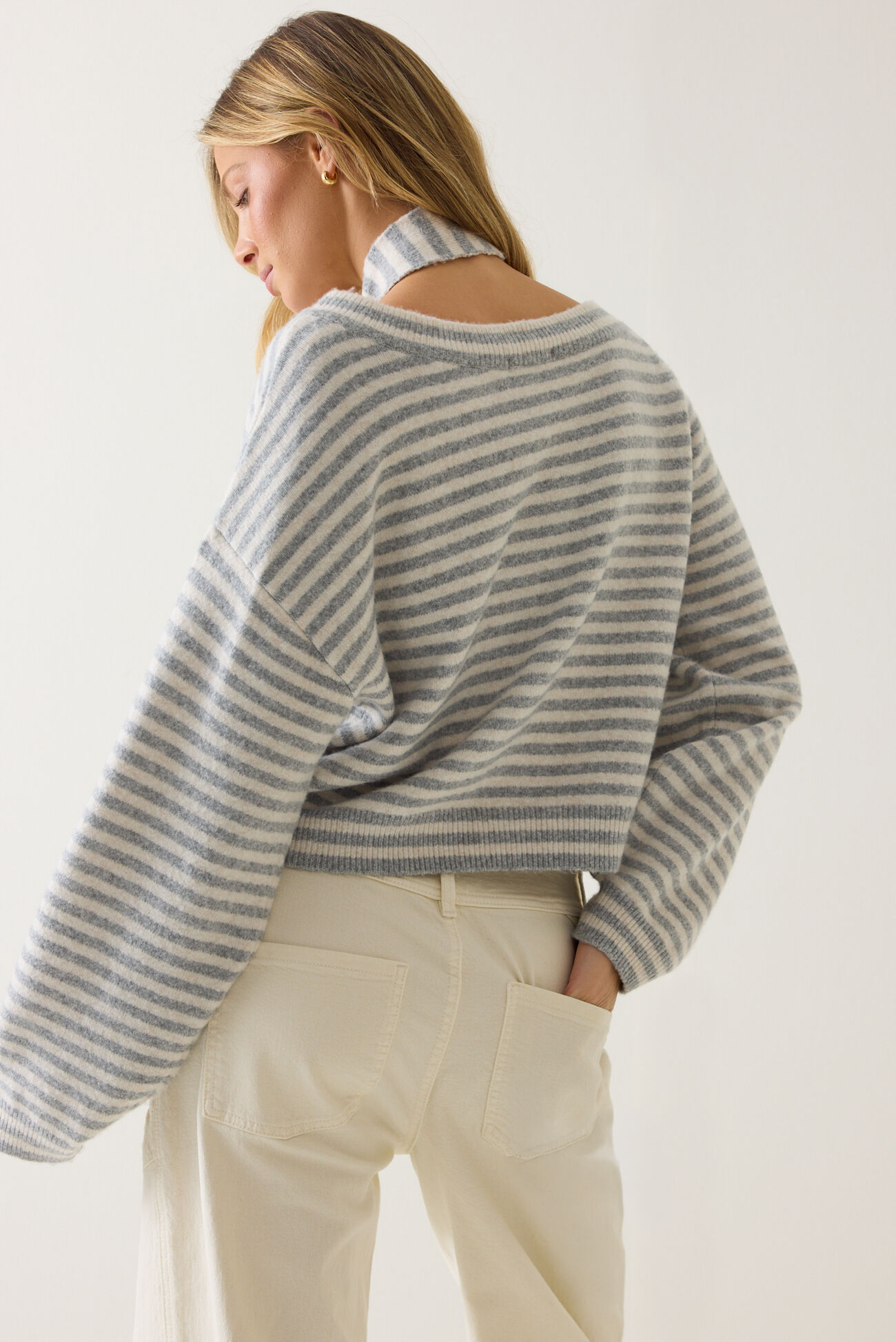 Monroe Scarf Sweater