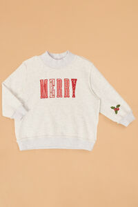 Merry Patch Embroidery Kids Pullover - Altar'd State
