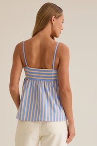 Braleigh Button Up Striped Top Detail 6 - Altar'd State