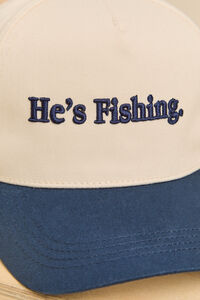 He's Fishing Trucker Hat Detail 2 - Altar'd State