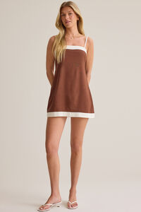 Elly Linen Mini Dress Detail 2 - Altar'd State