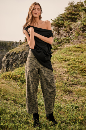 Winslet Camo Barrel Pant - Altar'd State - 