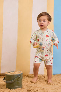 Sailor Sea Romper Swimsuit Detail 6 - Altar'd State