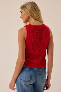 Tyra Crochet Vest Detail 6 - Altar'd State