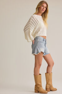 Alexis Knit Boxy Tee Detail 4 - Altar'd State