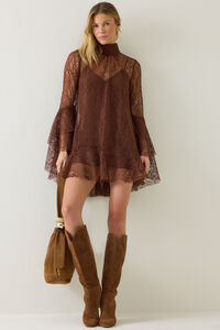Langley Lace Mini Dress Detail 5 - Altar'd State