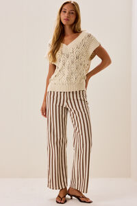 Rosalinda Pointelle Hardware Sweater Vest Detail 2 - Altar'd State