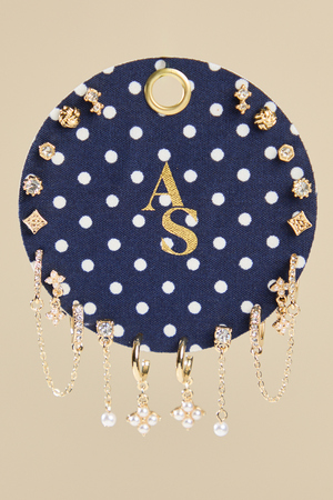 18k Gold Polka Dot Earring Pack - Altar'd State - 