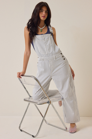 Marlie Stripe Overalls - Altar'd State - 