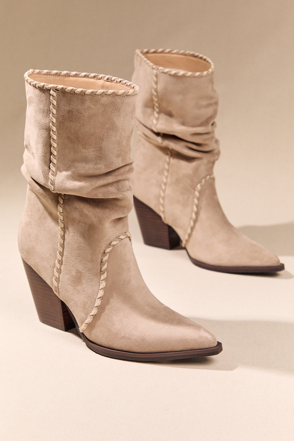 Aria Scrunched Whip Stitch Boot Detail 3 - Altar'd State