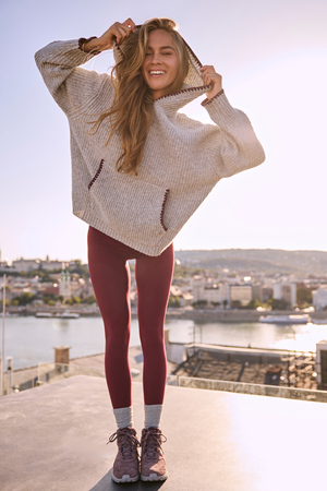 Weekend Wander Knit Hoodie - Altar'd State - 