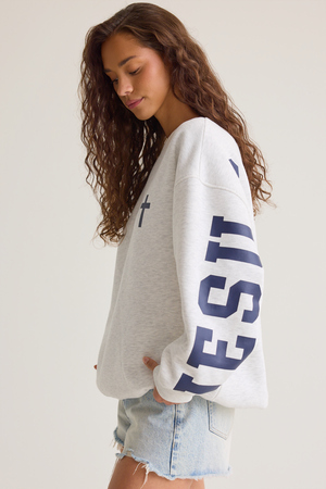 Jesus Is King Pullover - Altar'd State