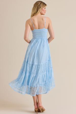 Tami Lace Tiered Maxi Dress - Altar'd State - 
