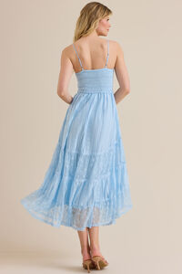 Tami Lace Tiered Maxi Dress Detail 4 - Altar'd State