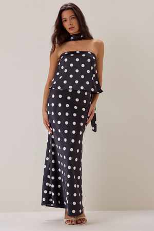 Nancie Polka Dot Maxi Skirt - Altar'd State - 