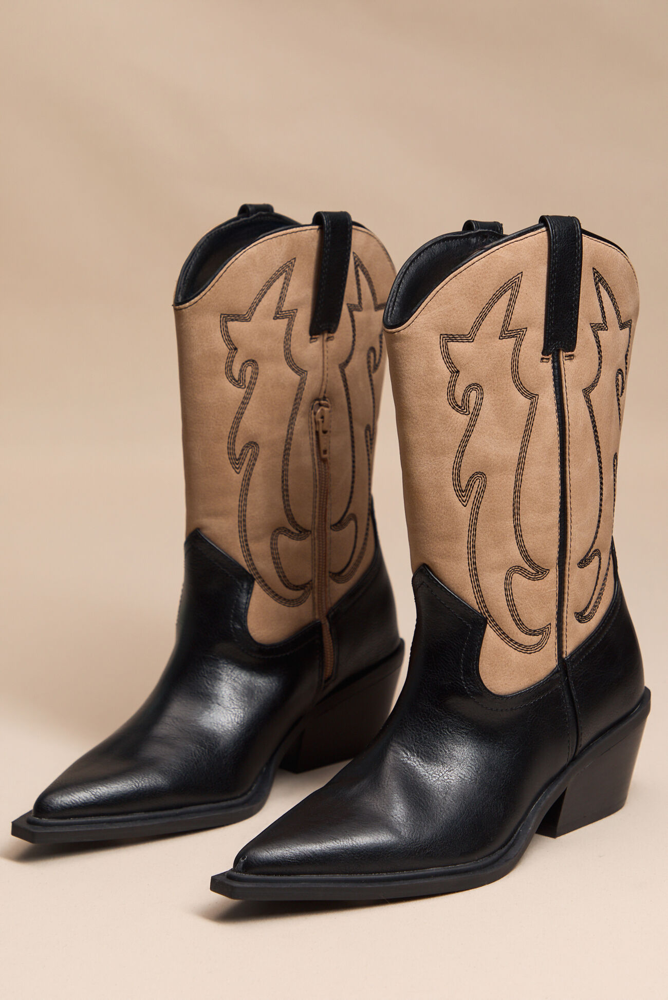 Given Two-Toned Western Boot