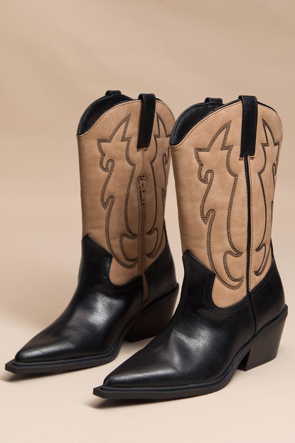 Given Two-Toned Western Boot Detail 3 - Altar'd State