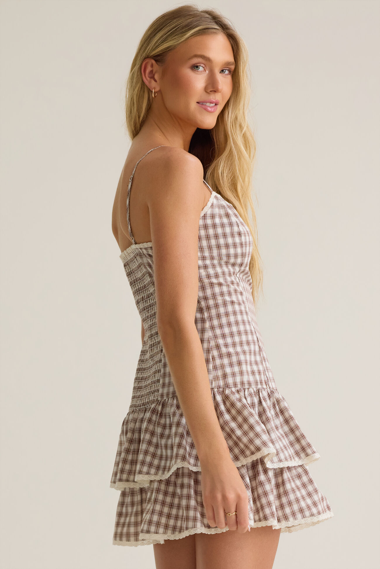 Dani Gingham Mini Dress