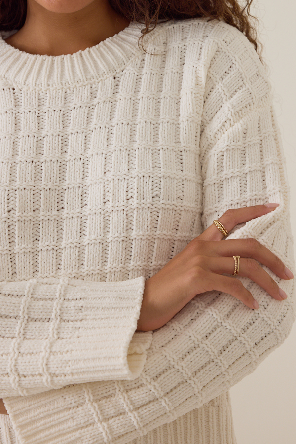 Marcy Knit Sweater Detail 3 - Altar'd State