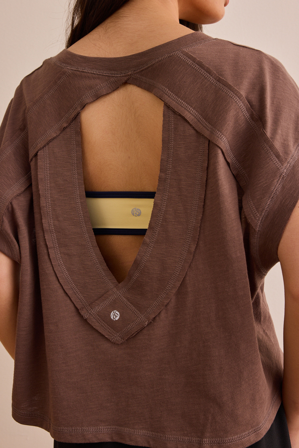 Overtime Open Back Tee Detail 5 - Altar'd State