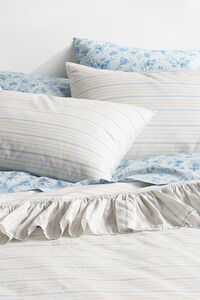 Piper Stripe Ruffle Cotton Single Sham Detail 3 - Altar'd State