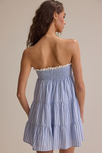 Drew Stripe Mini Dress Detail 5 - Altar'd State