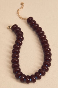 Sydney Blue and Brown Beaded Necklace - Altar'd State