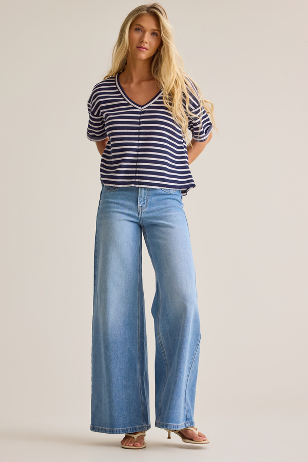 Sheridan V-Neck Top Detail 2 - Altar'd State