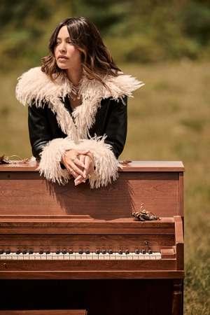 Rosemary Faux Fur Trim Jacket - Altar'd State - 