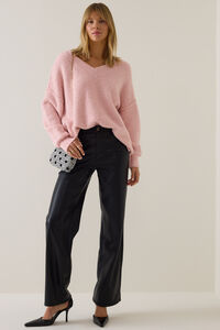 Candace V-Neck Tunic Sweater Detail 2 - Altar'd State