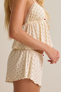 Betsy Polka Dot Lounge Bottoms Detail 4 - Altar'd State