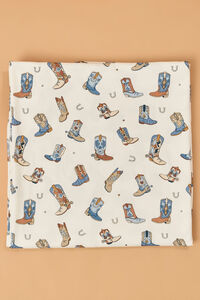 Buckaroo Boots Swaddle and Bib Detail 3 - Altar'd State