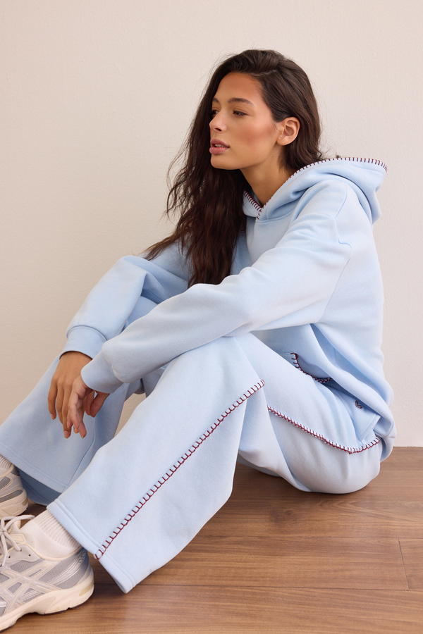 Take It Easy Whipstitch Sweatshirt Detail 6 - Altar'd State