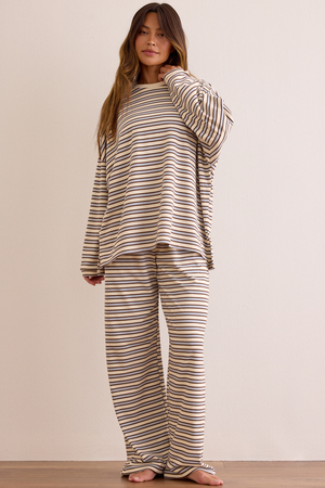 Plush Stripe Crew - Altar'd State - 