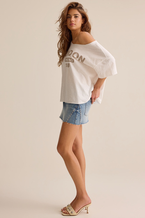 London Off Shoulder Tee - Altar'd State - 