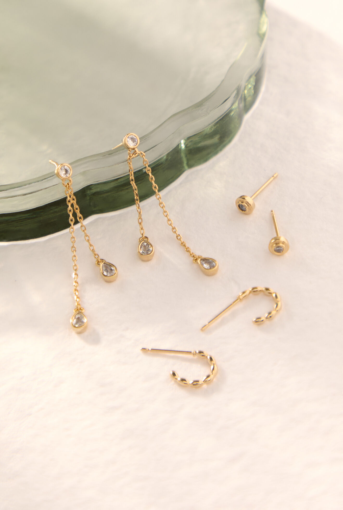 Camilla Gem Trio Earring Set