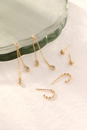 Camilla Gem Trio Earring Set - Altar'd State - 