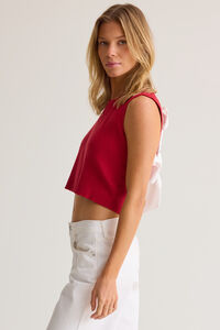 Kimberly Tie Sweater Top Detail 4 - Altar'd State