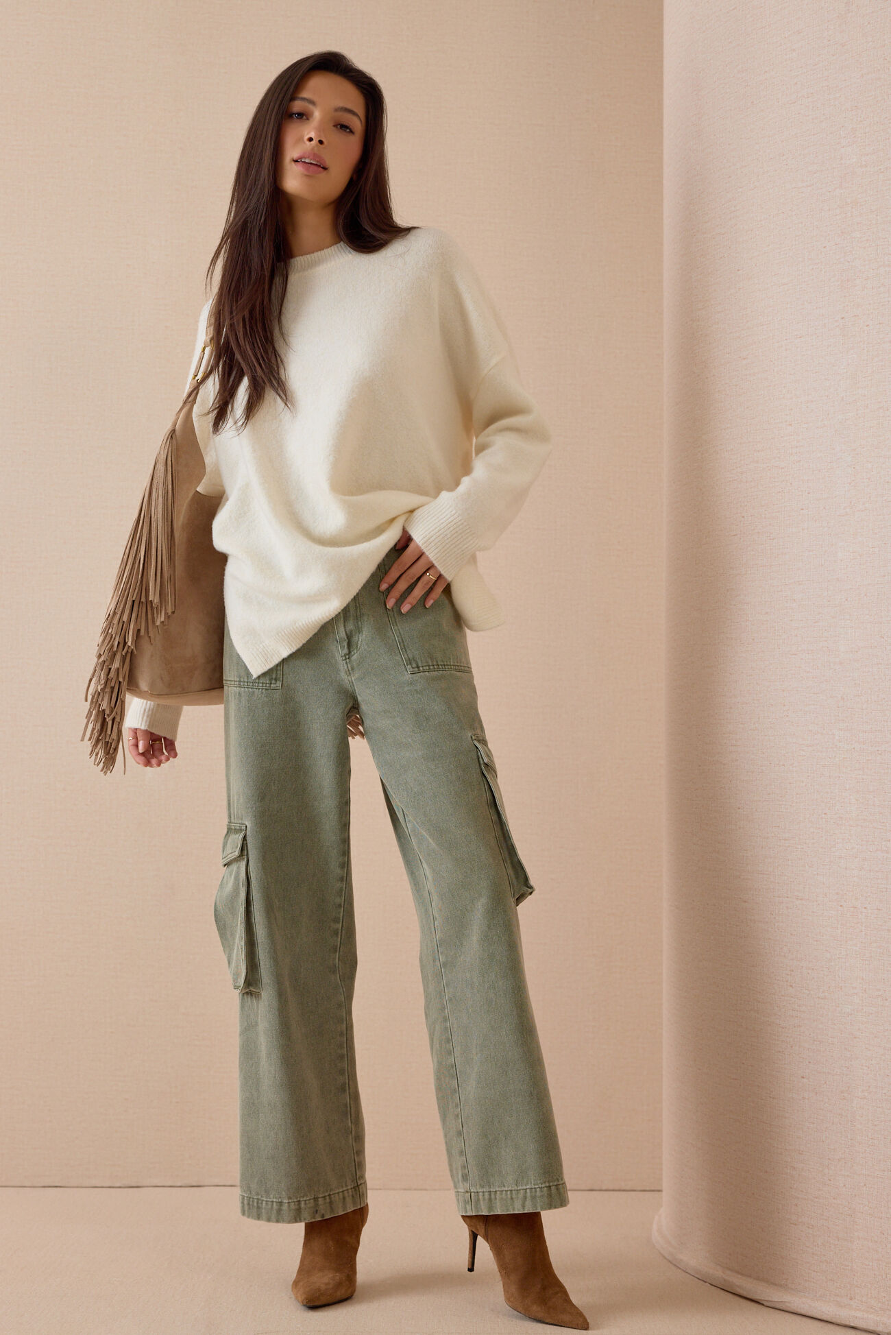 Leia Oversized Tunic Sweater