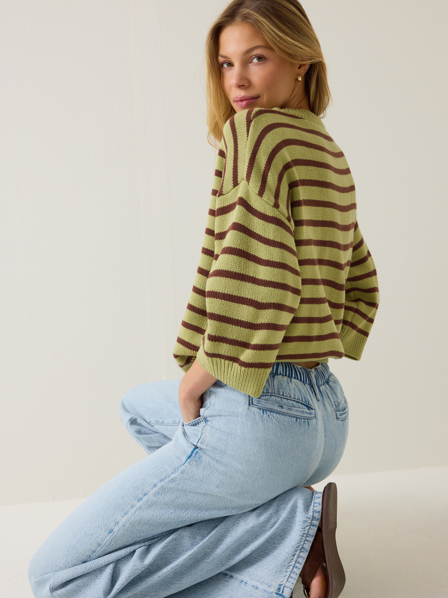 Janae High-Rise Jean in Medium Wash | Altar'd State